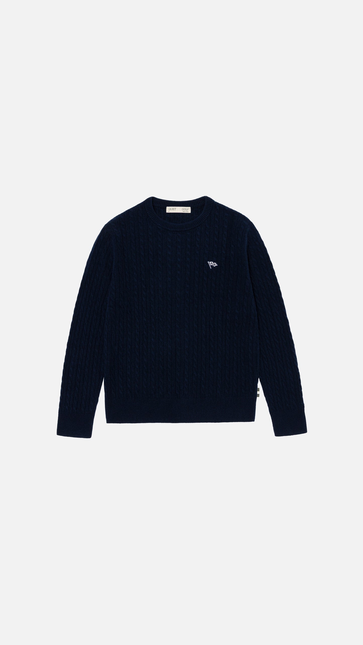 Montecito Cable Knit Sweater Navy