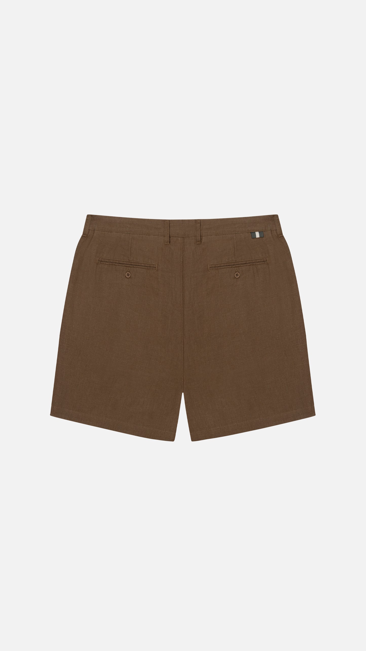 Trouser- Linen Short Brown
