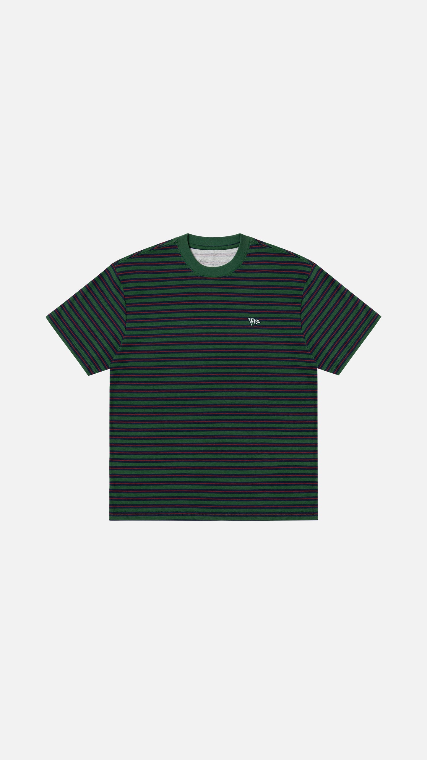 Squints Striped T-Shirt Forest