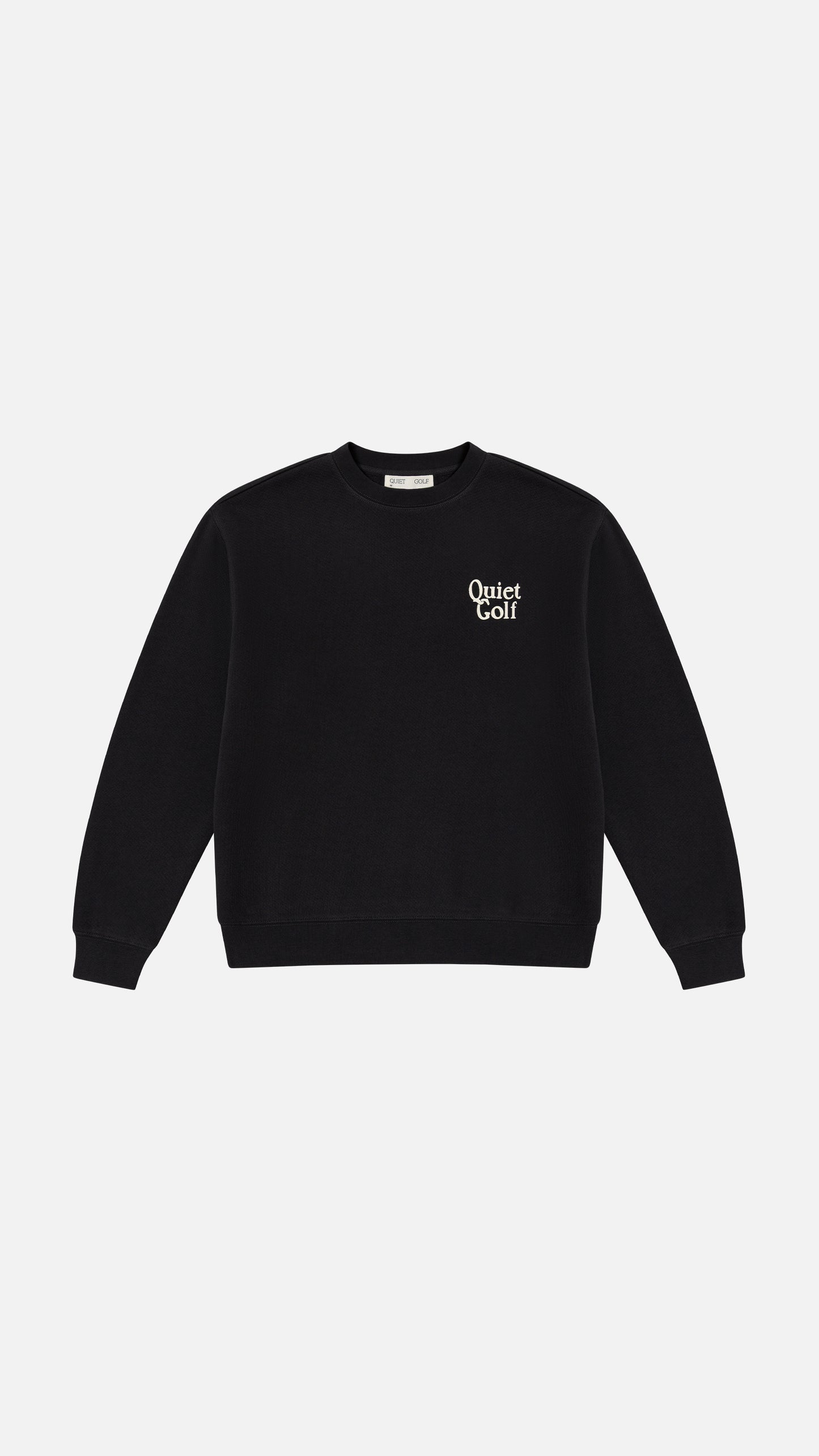 Stacked Crewneck Black