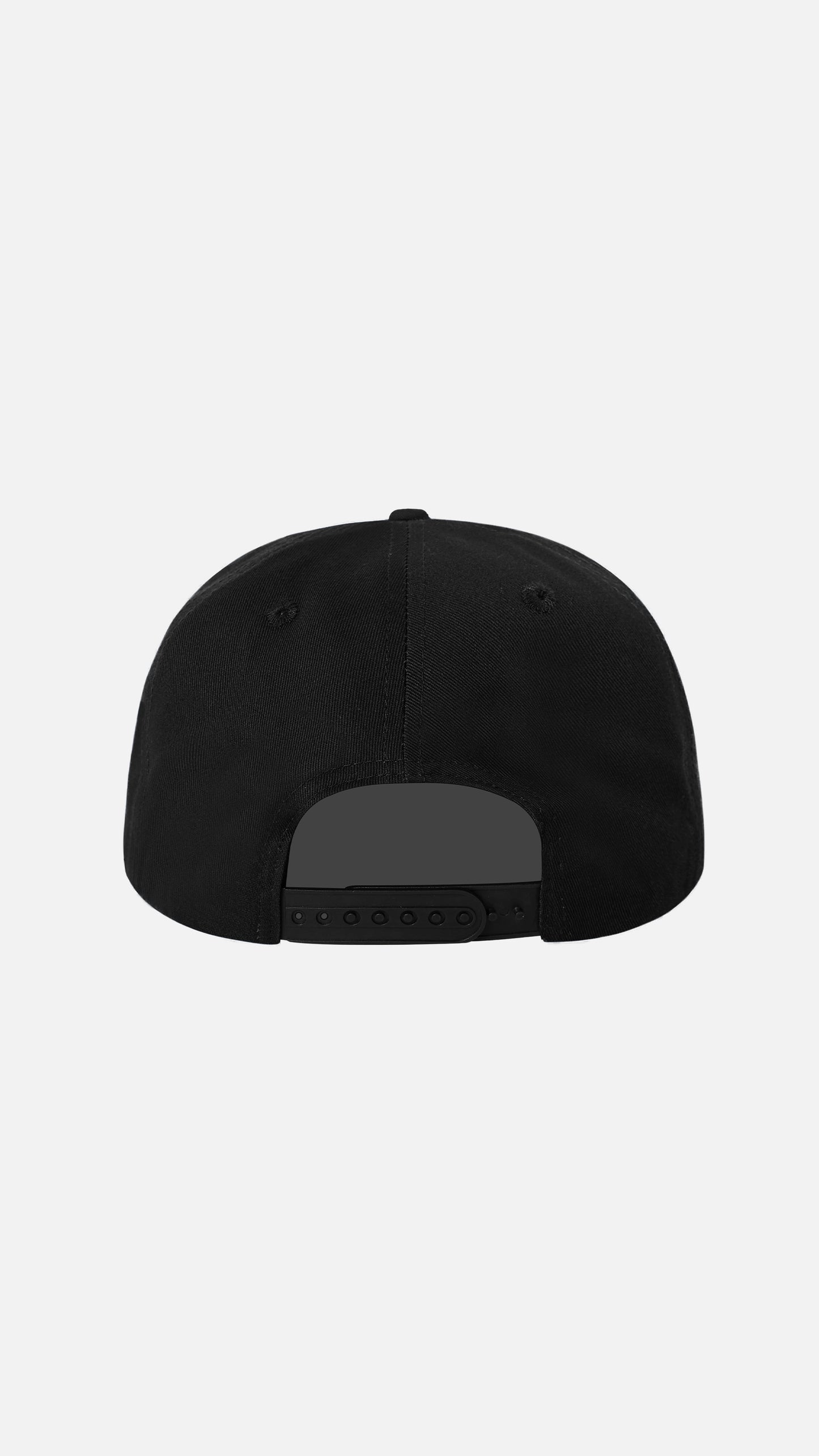 Monogram 5-Panel Hat Black