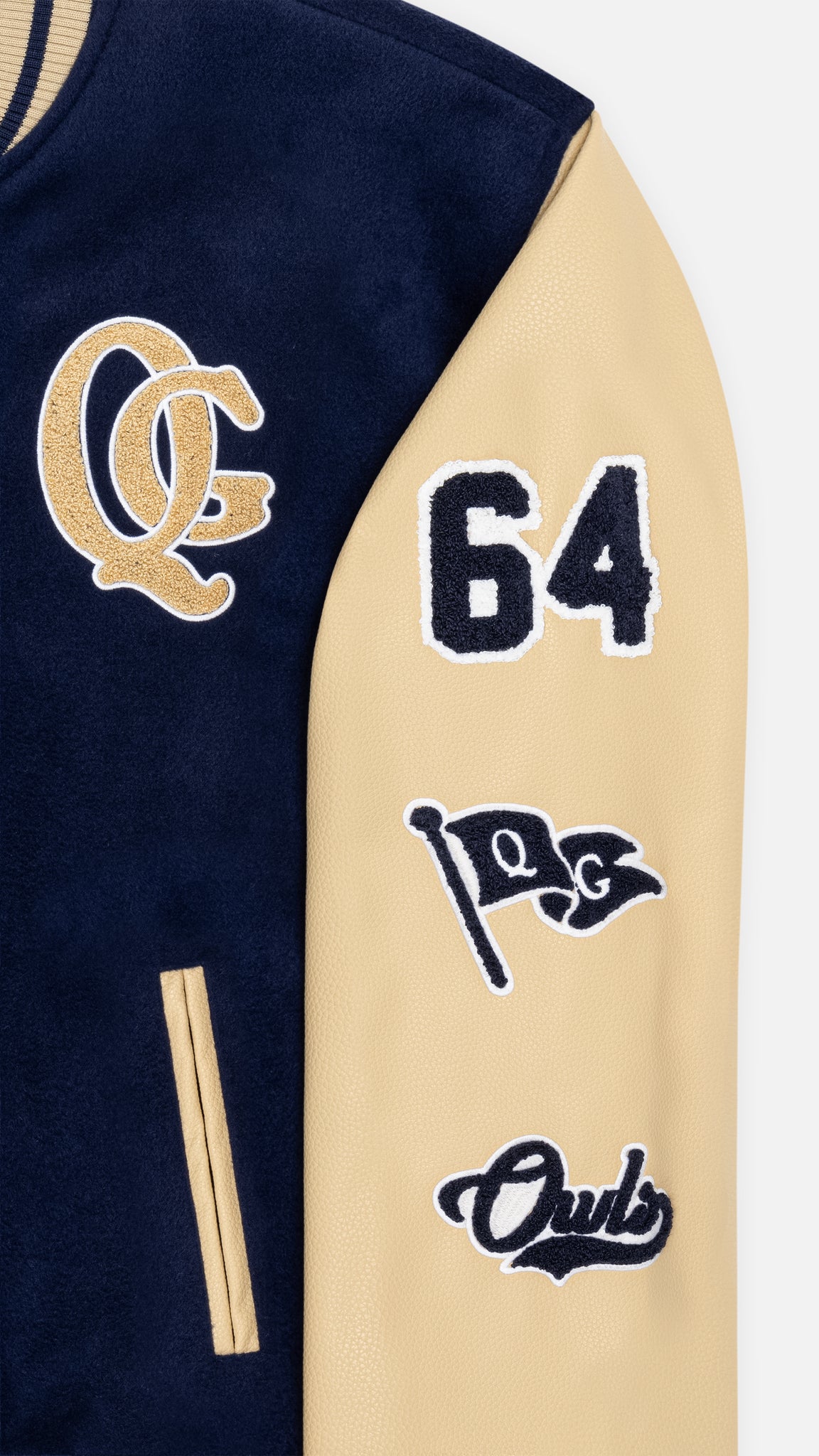 Quiet Golf Letterman Jacket