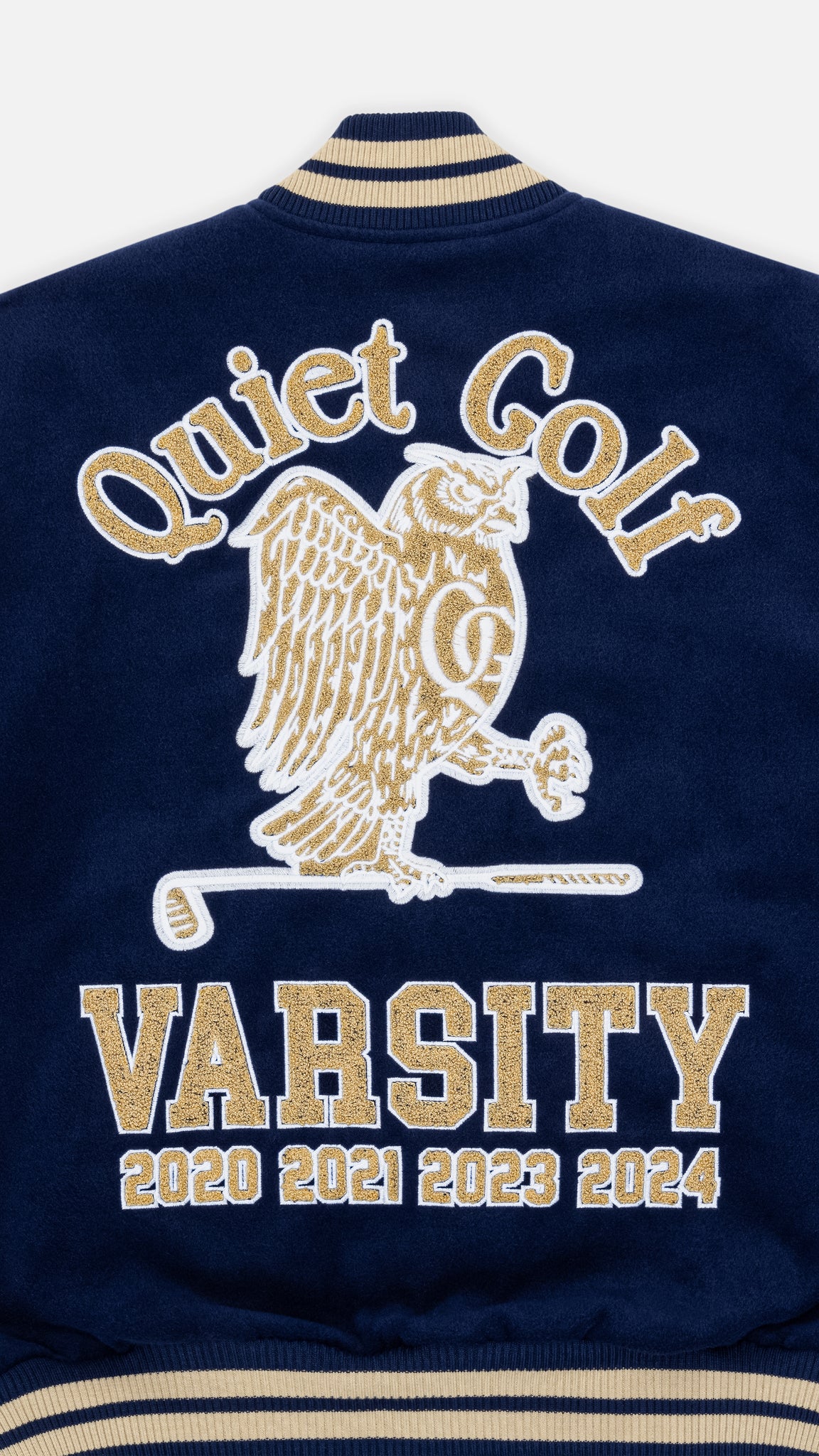 Quiet Golf Letterman Jacket