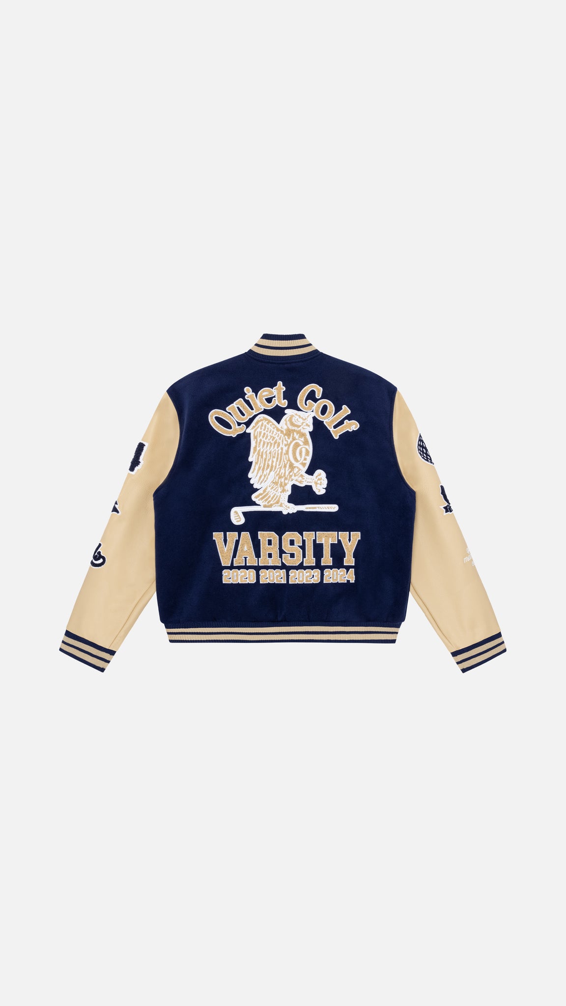 Quiet Golf Letterman Jacket