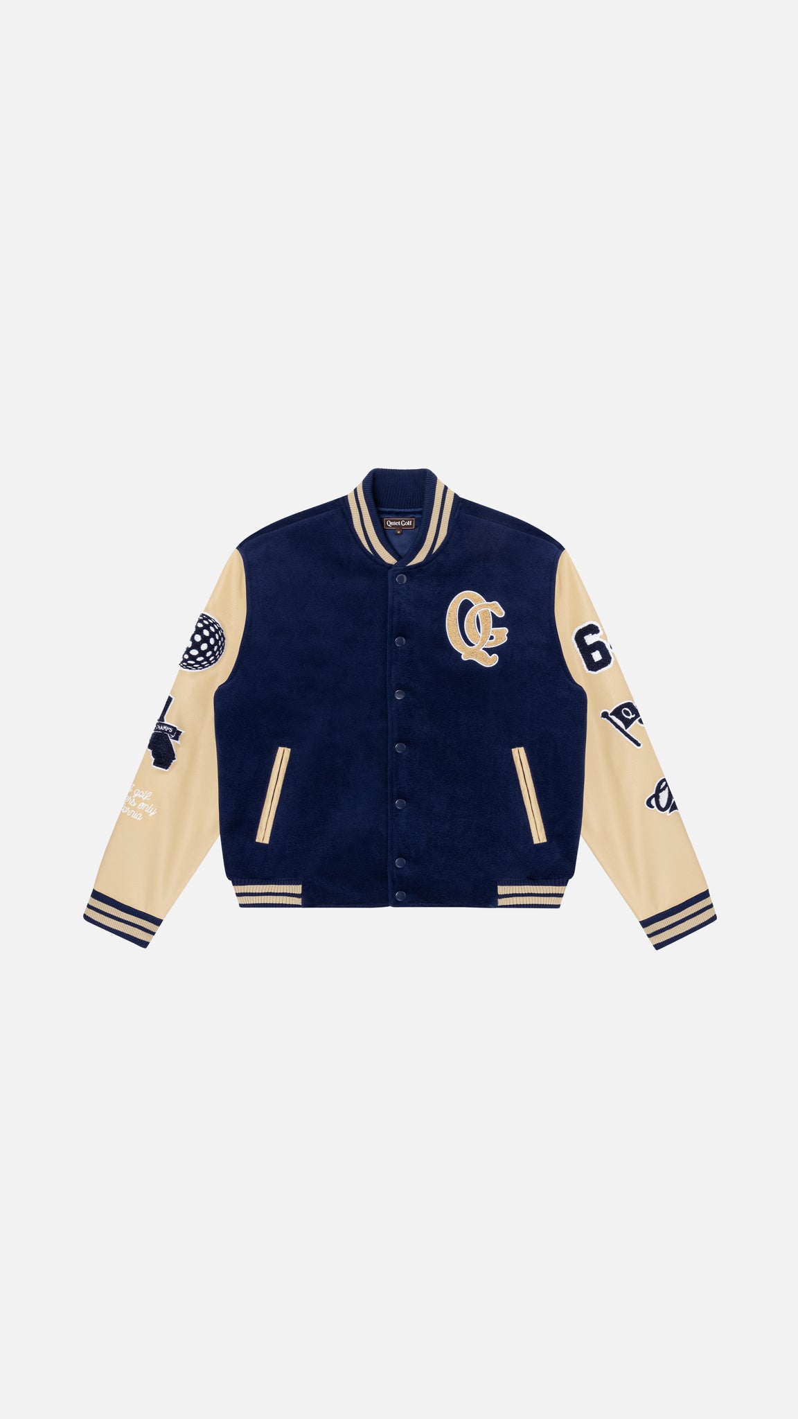 Quiet Golf Letterman Jacket