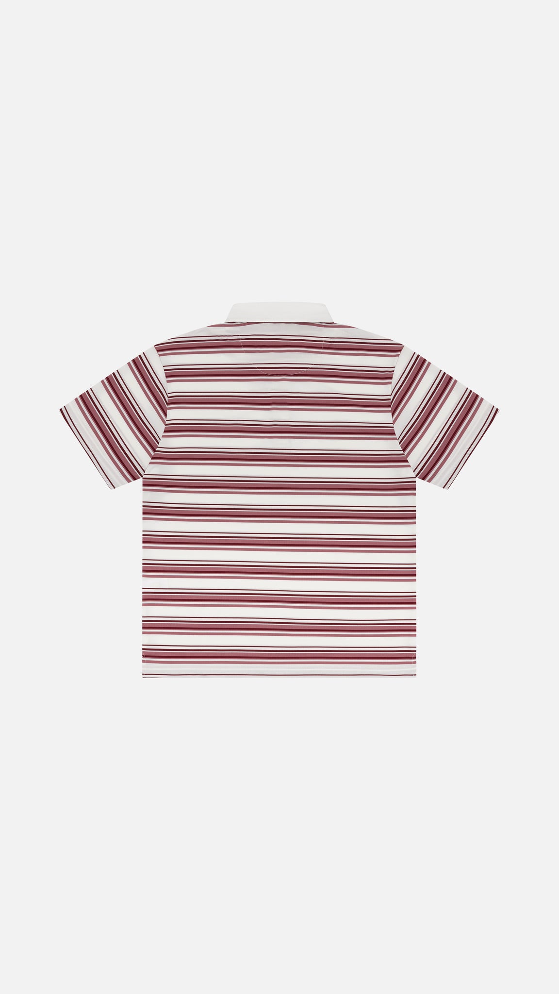 Monogram Stripes Polo Burgundy