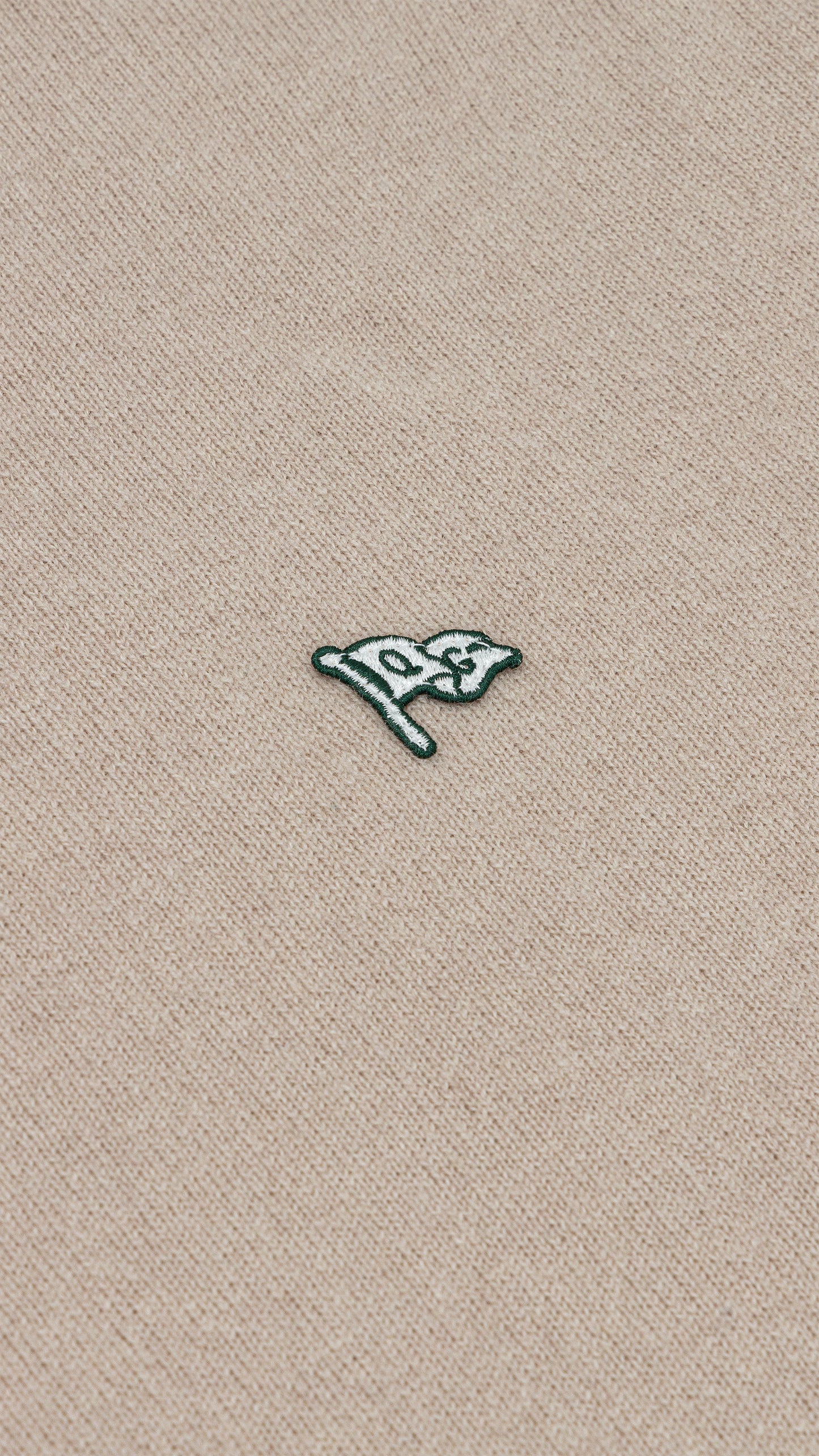 Flag Cashmere Sweater Tan