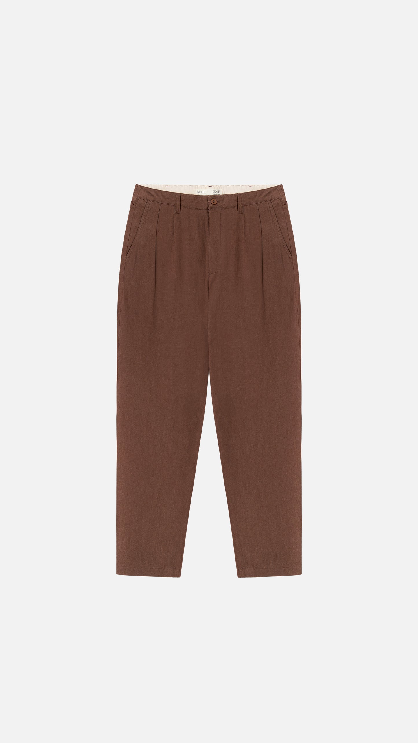 Trouser- Linen Pants Brown