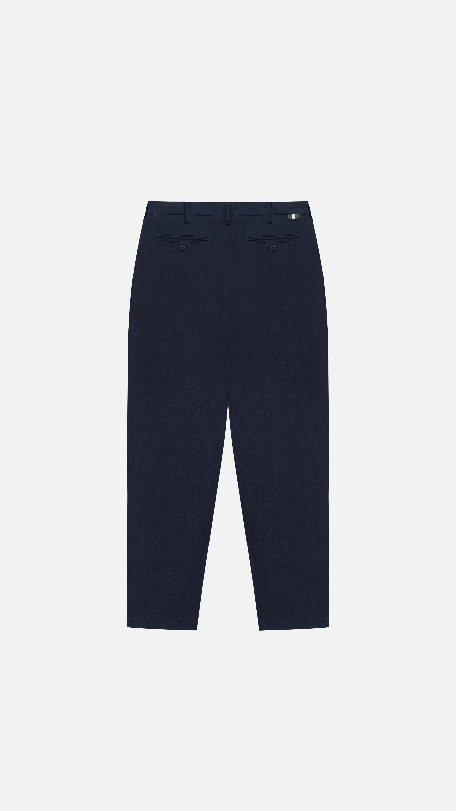 Pleated Pant Navy