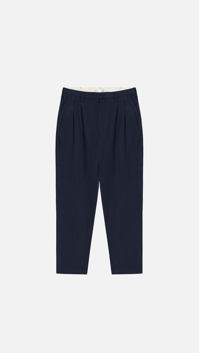 Pleated Pant Navy