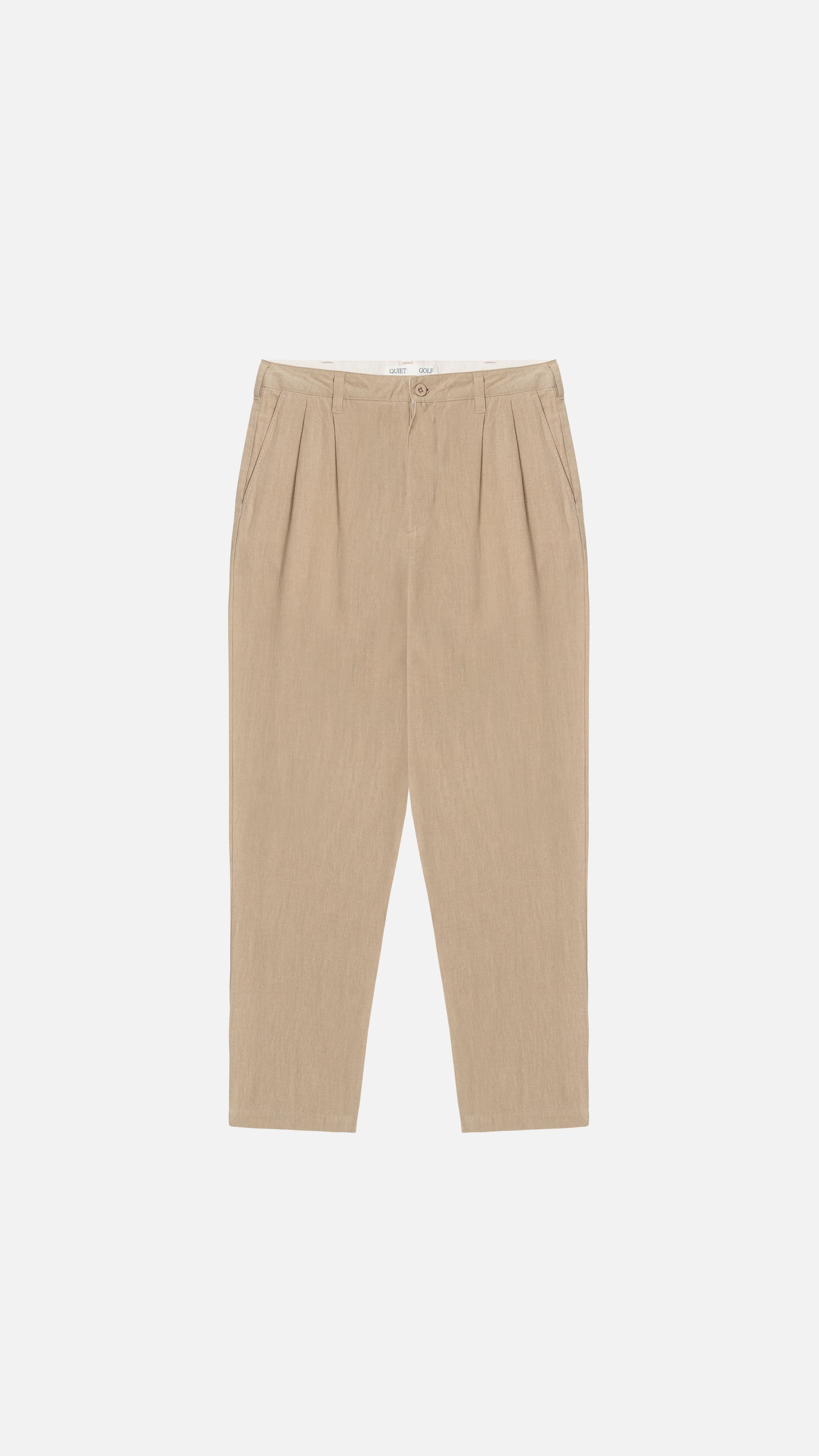 Trouser- Linen Pants Tan