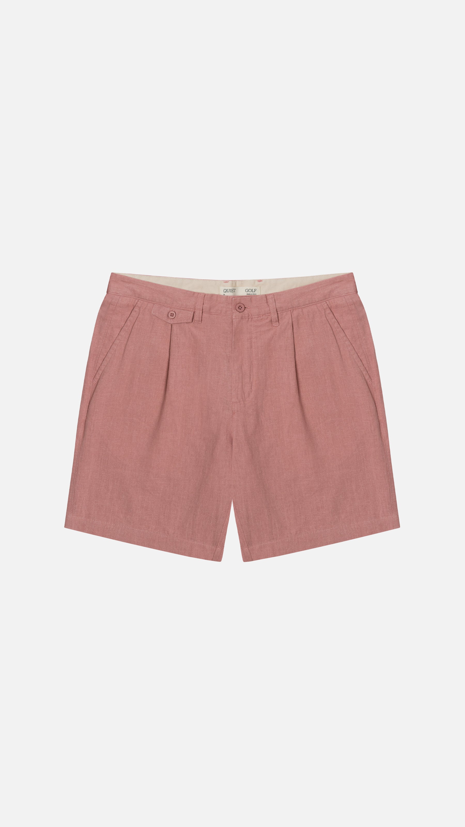 Trouser- Linen Short Peach