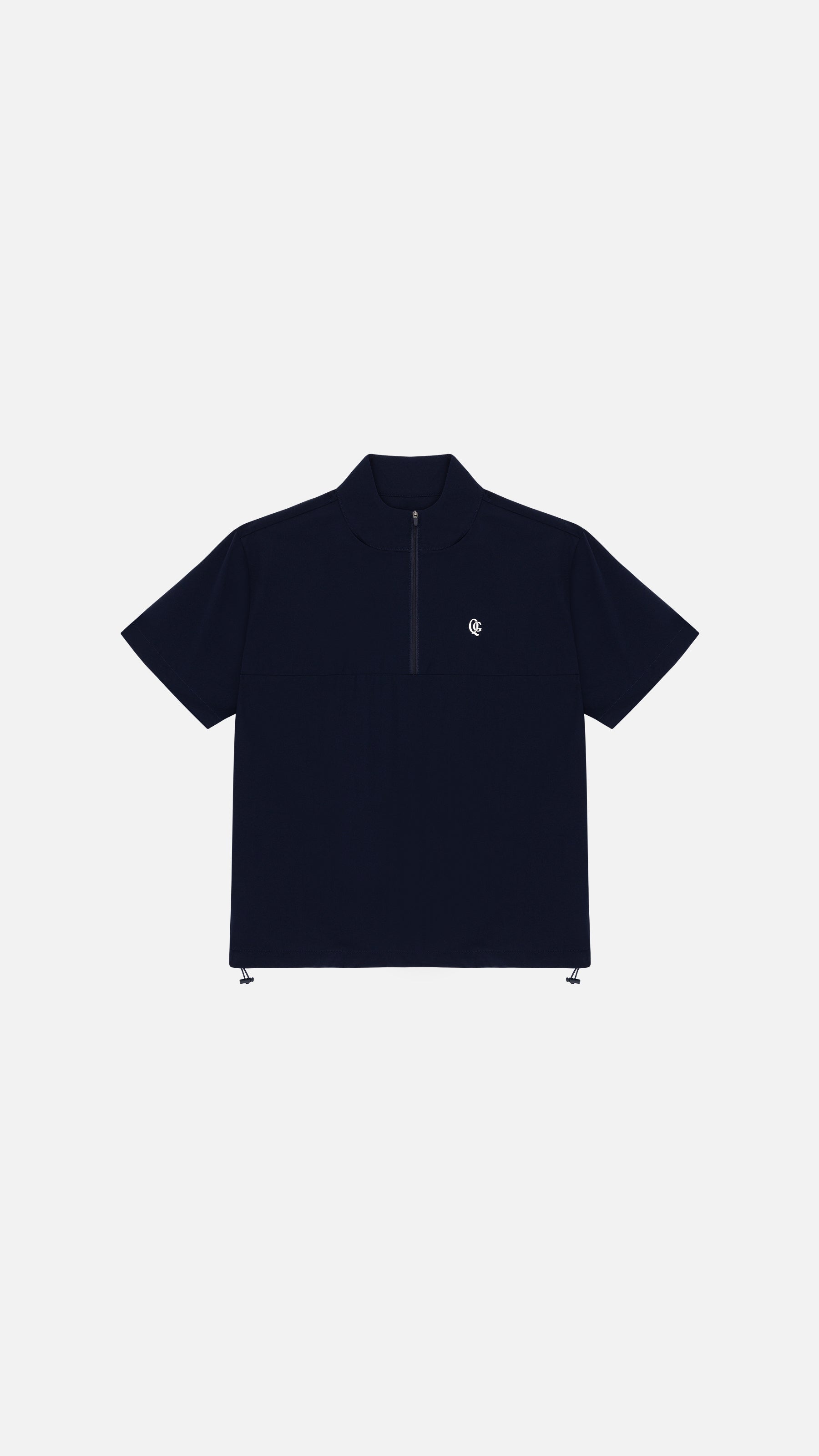 Monogram Short Sleeve Shell Navy