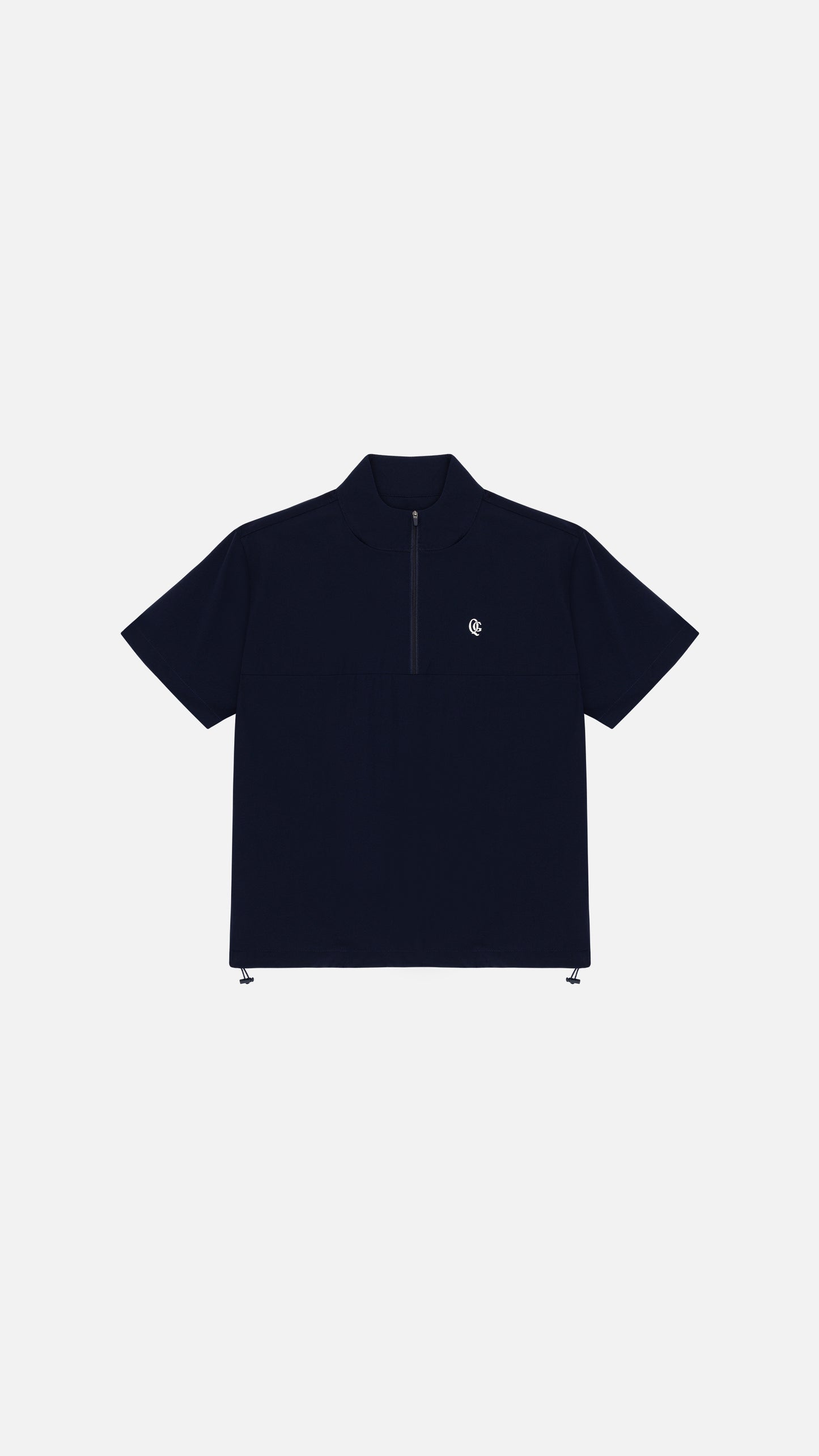 Monogram Short Sleeve Shell Navy
