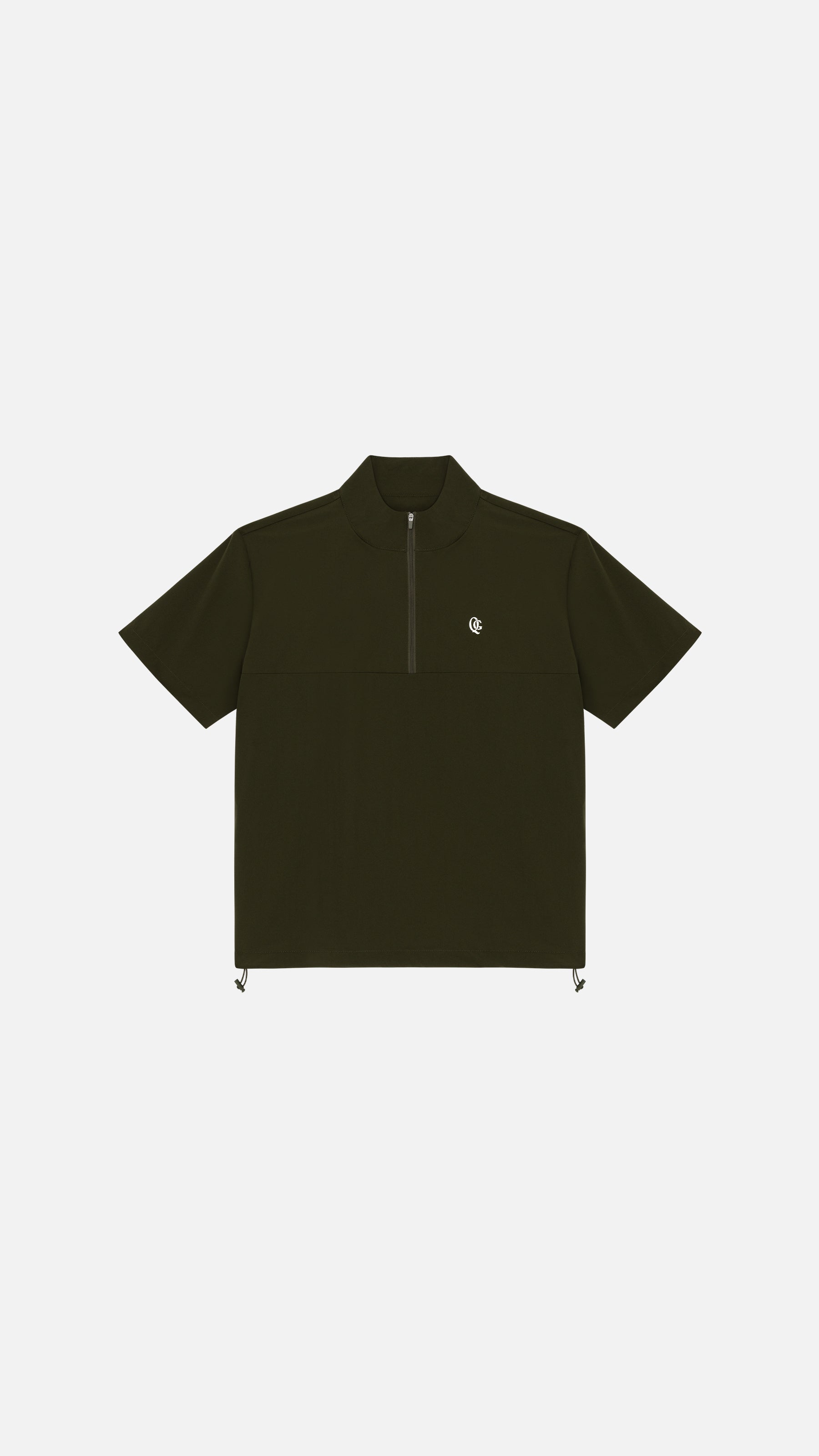 Monogram Short Sleeve Shell Olive