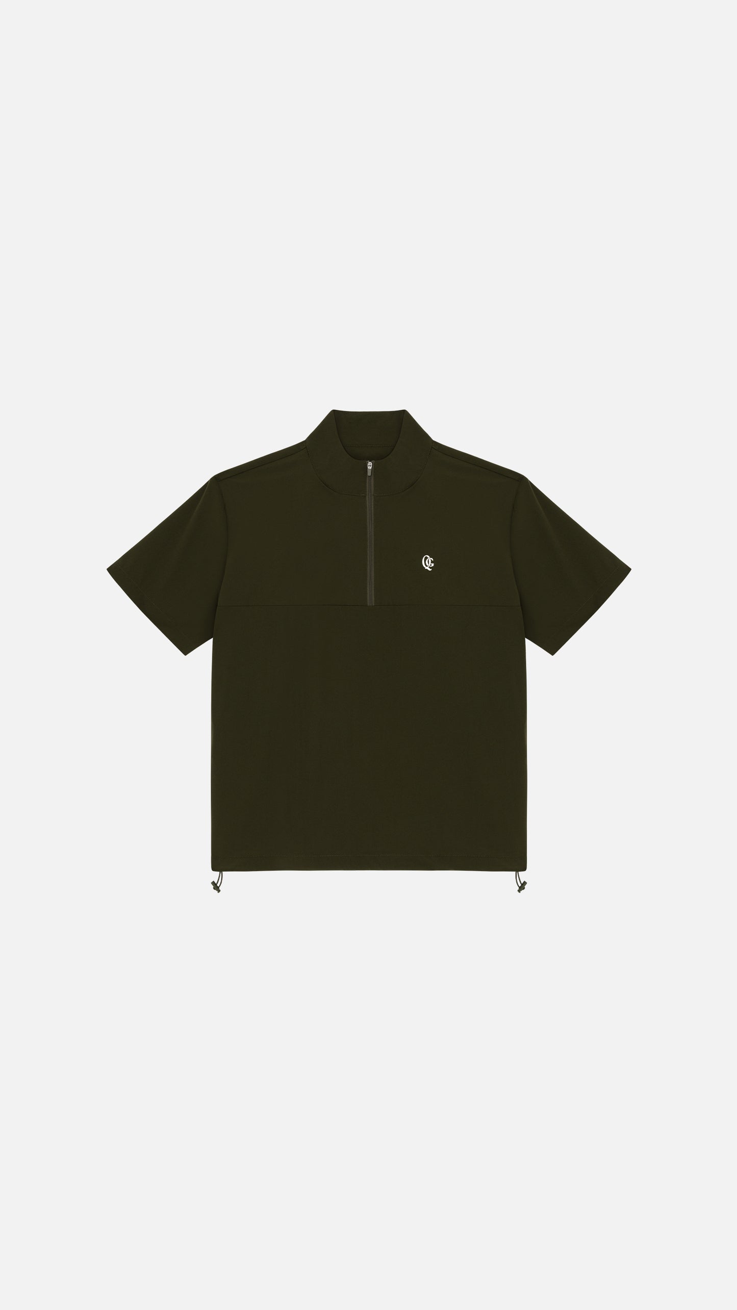 Monogram Short Sleeve Shell Olive