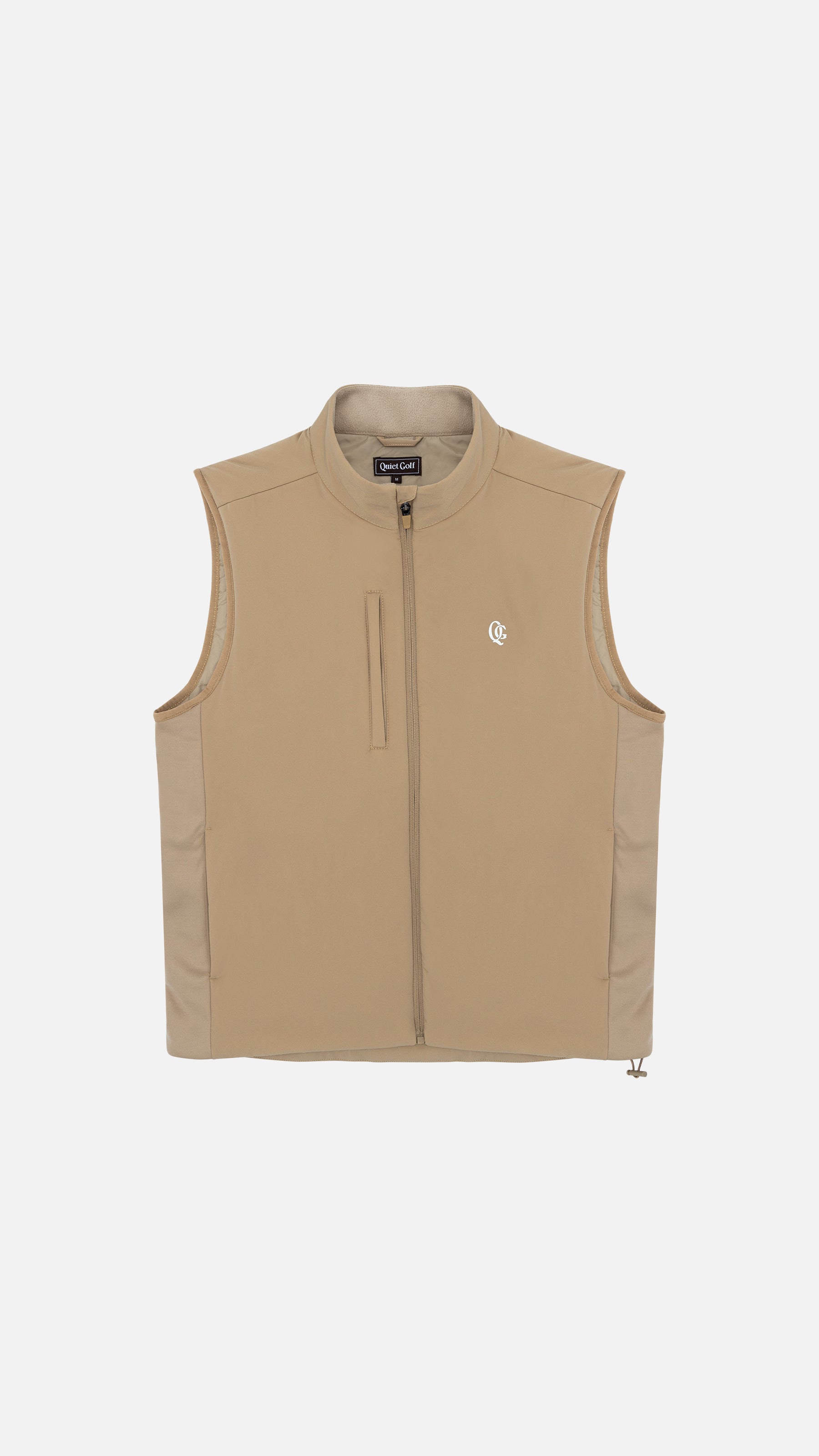 Monogram Vest Tan