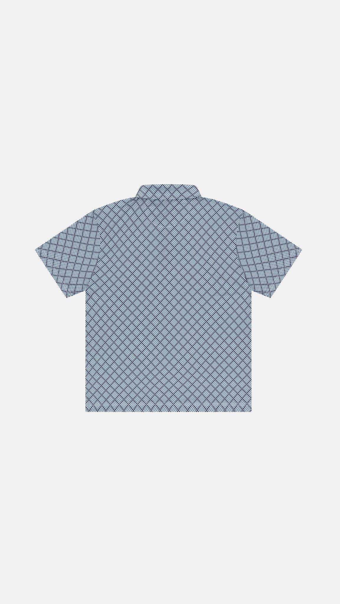 Monogram Houndstooth Polo Navy