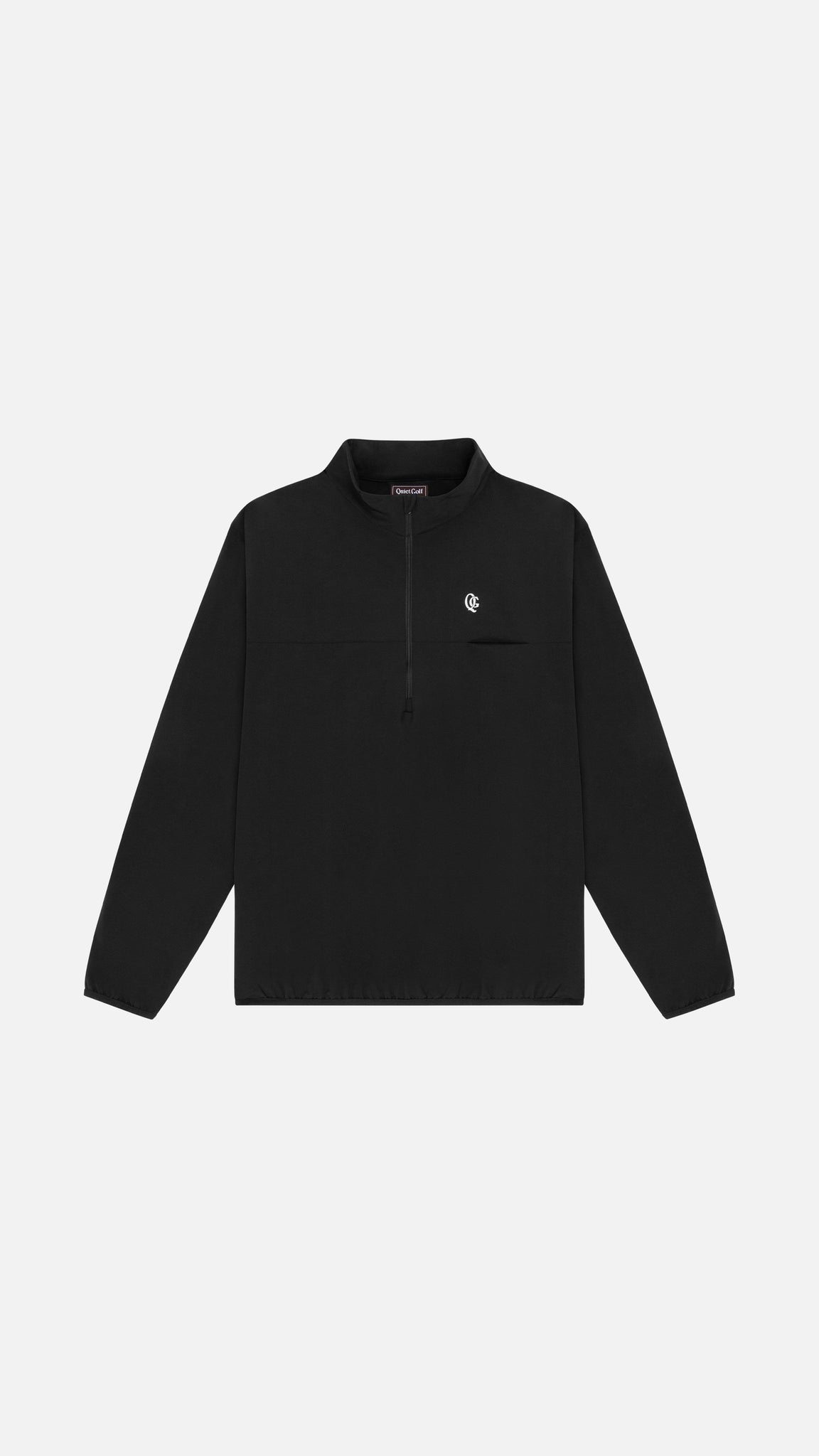 Monogram Shell Pullover Black