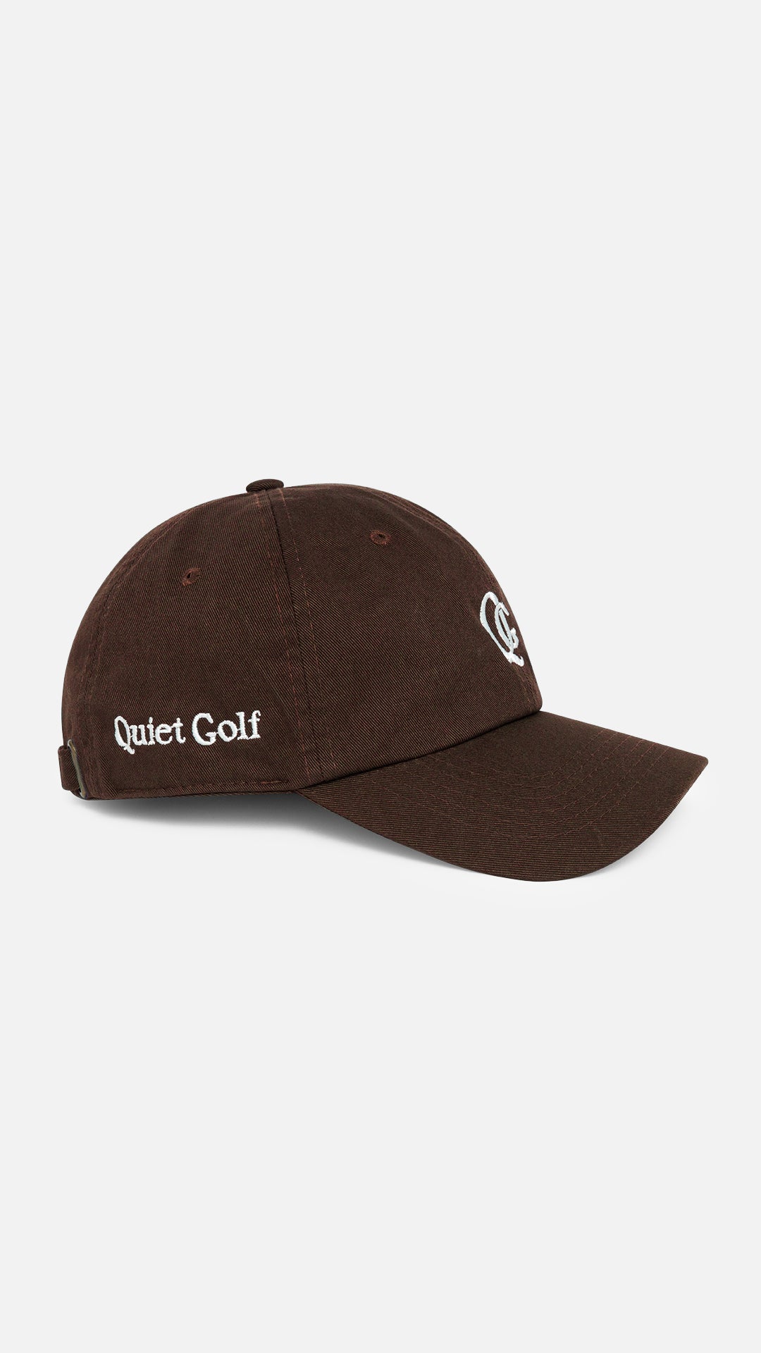 Monogram Dad Hat Brown