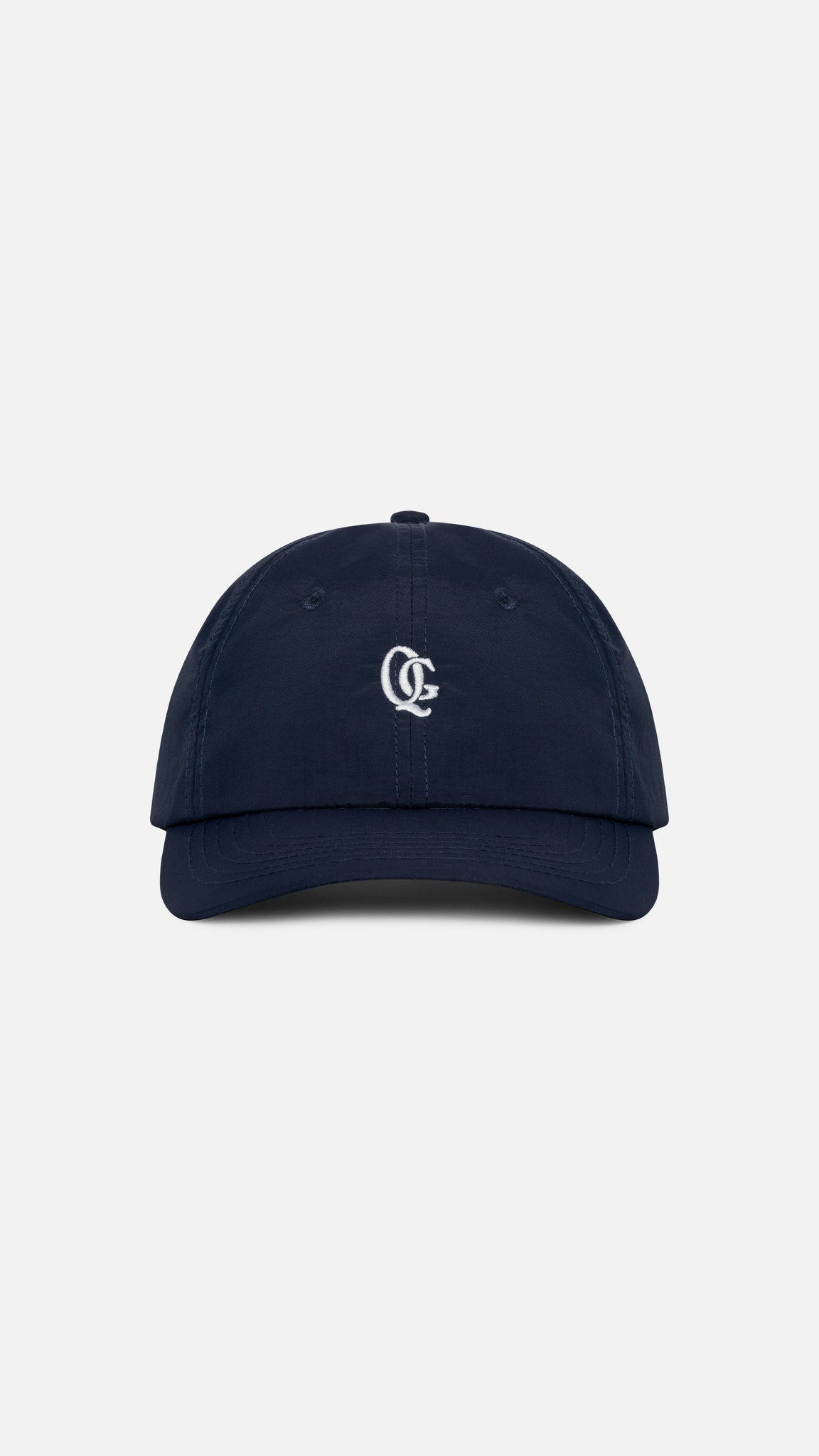 Monogram Nylon Dad Hat Navy