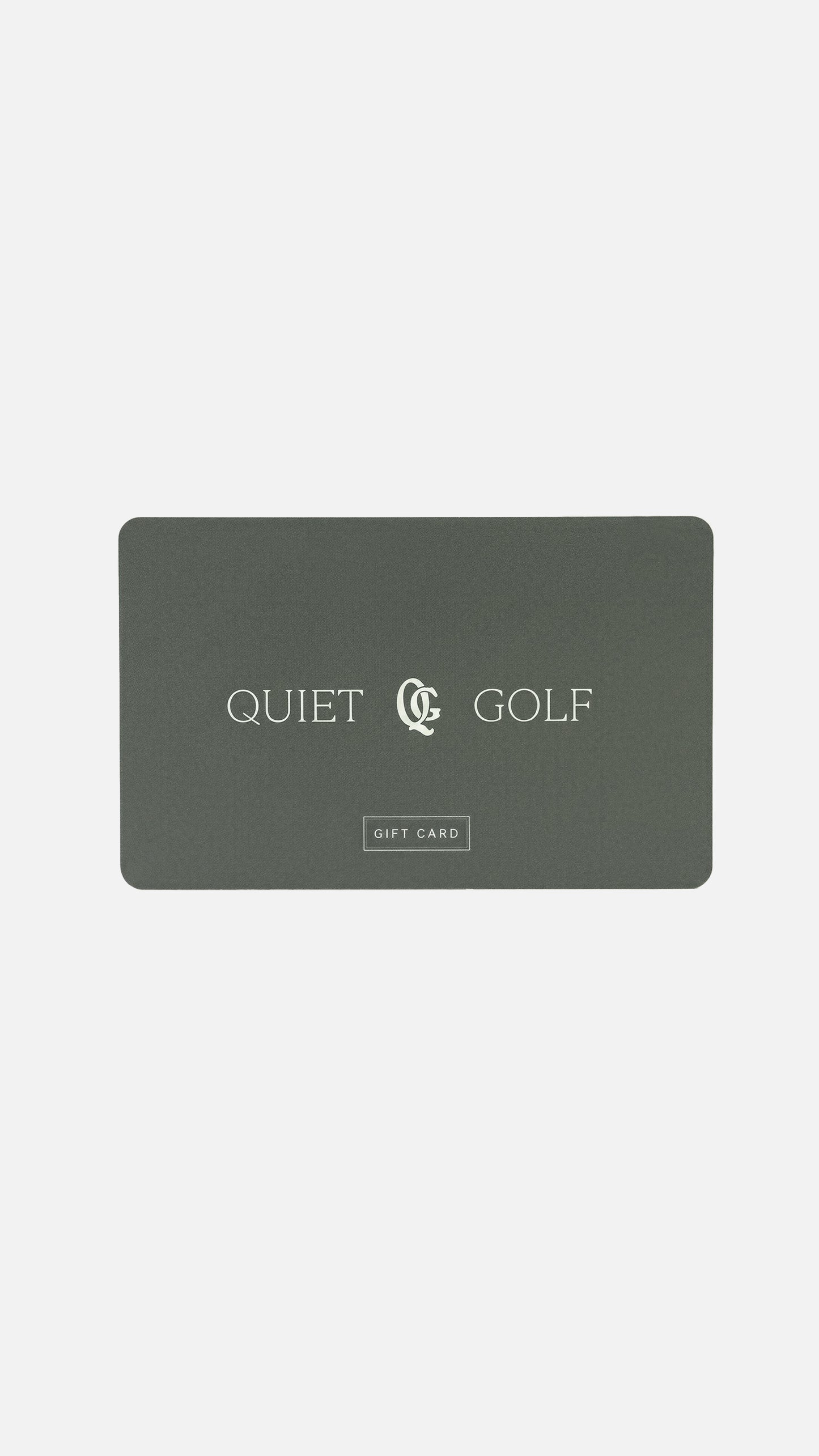 Quiet Golf Gift Card