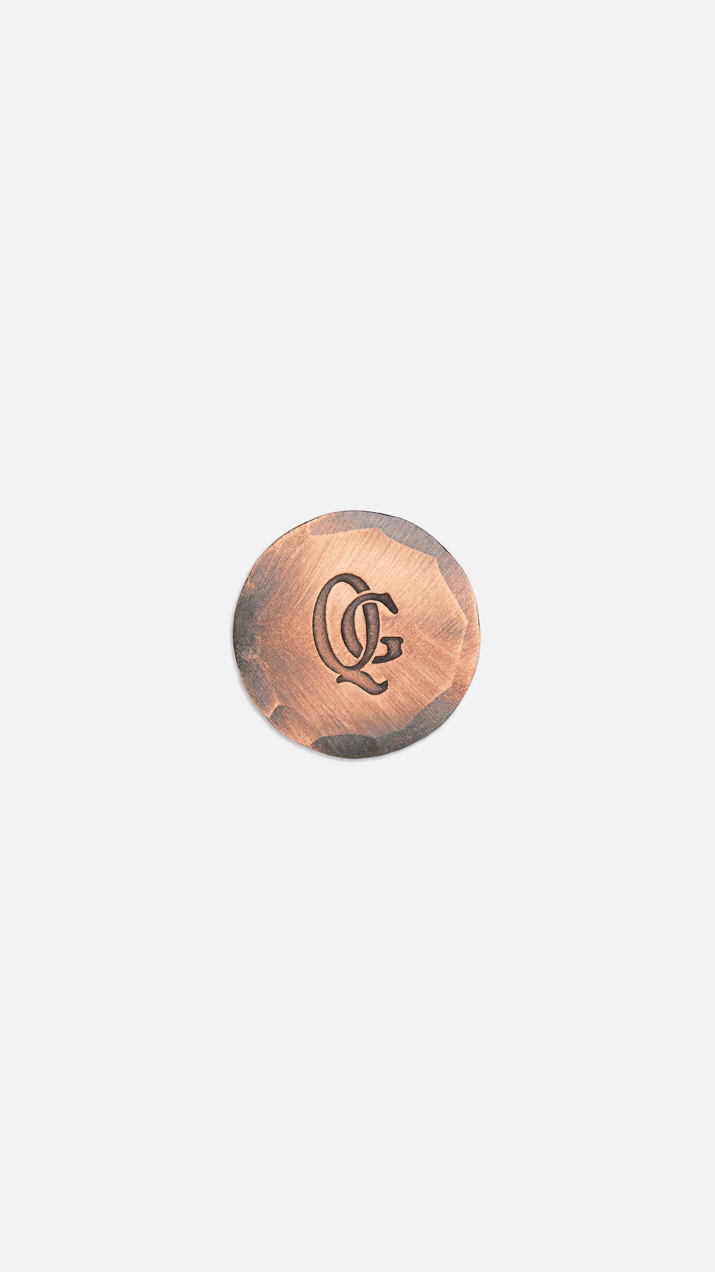 QG x Seamus Hand Forged Copper Monogram Marker