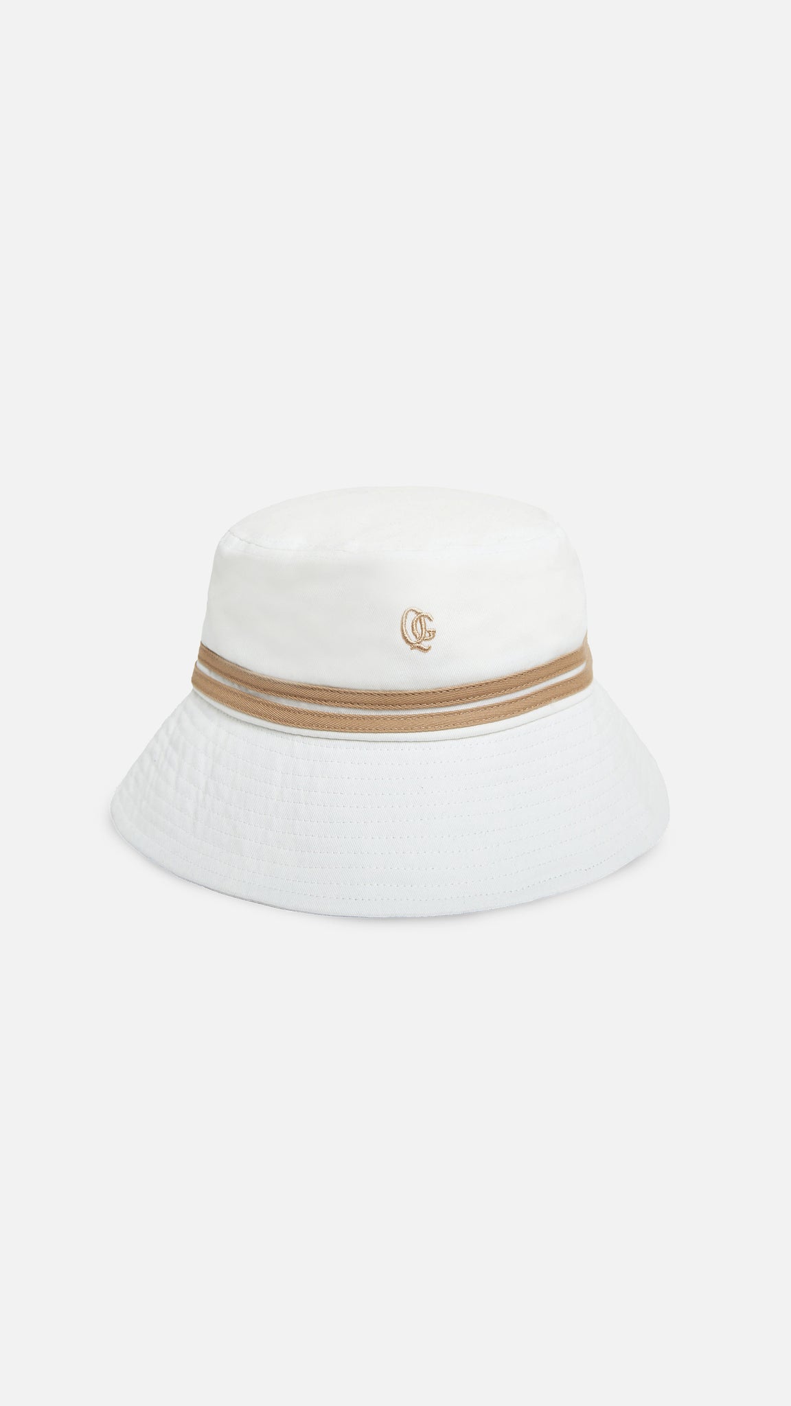 Monogram Bucket Hat Tan