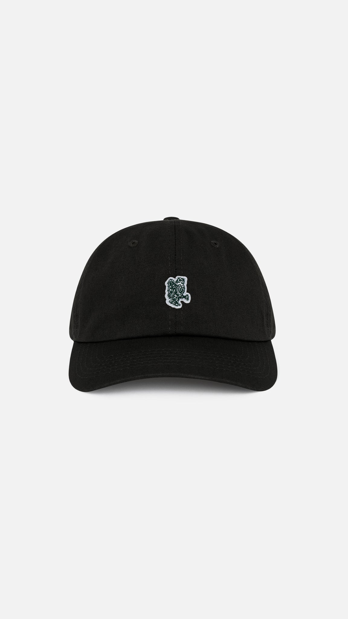 QG Owl Dad Hat Black