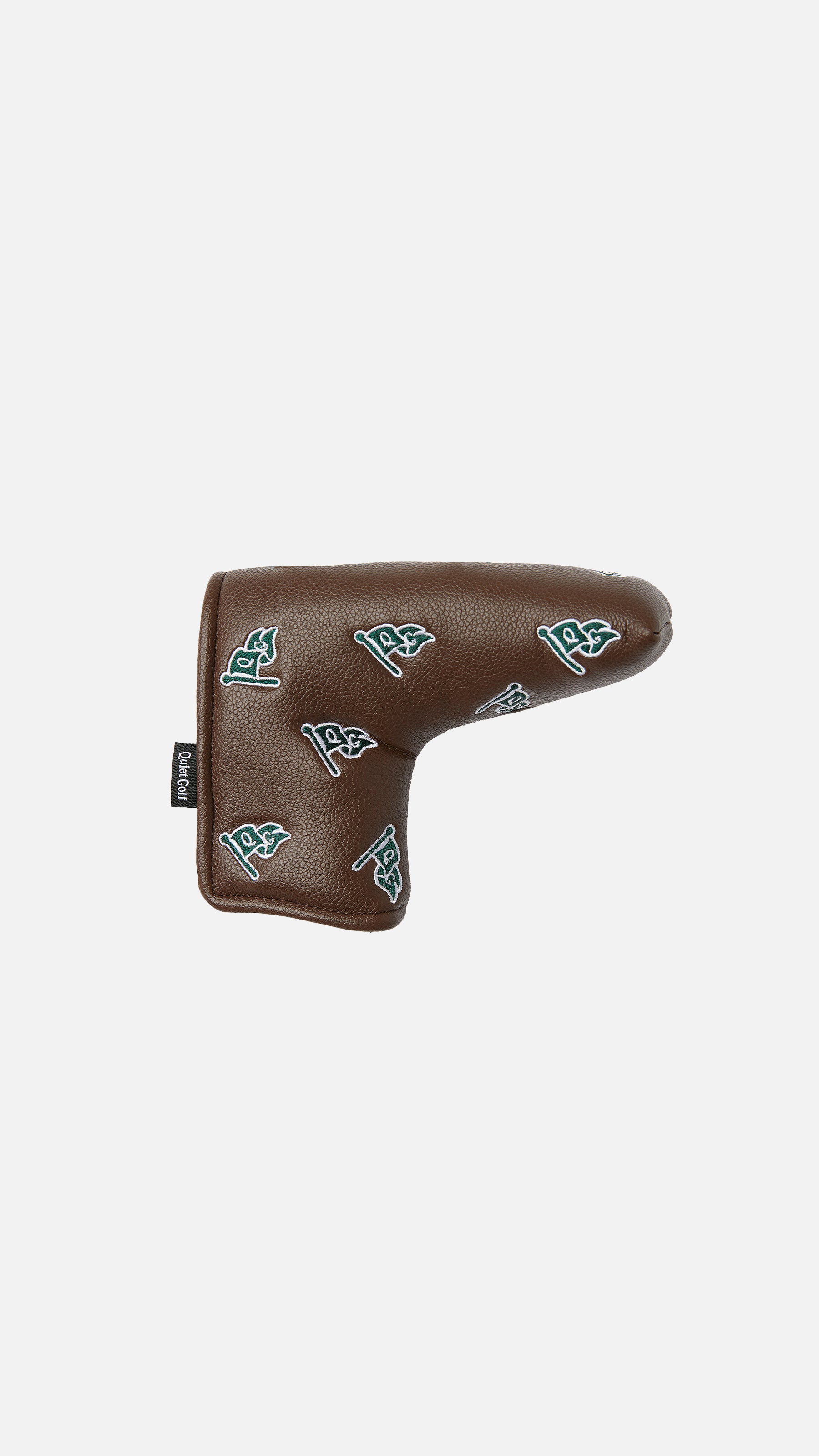 QG Pennant Blade Putter Cover Brown