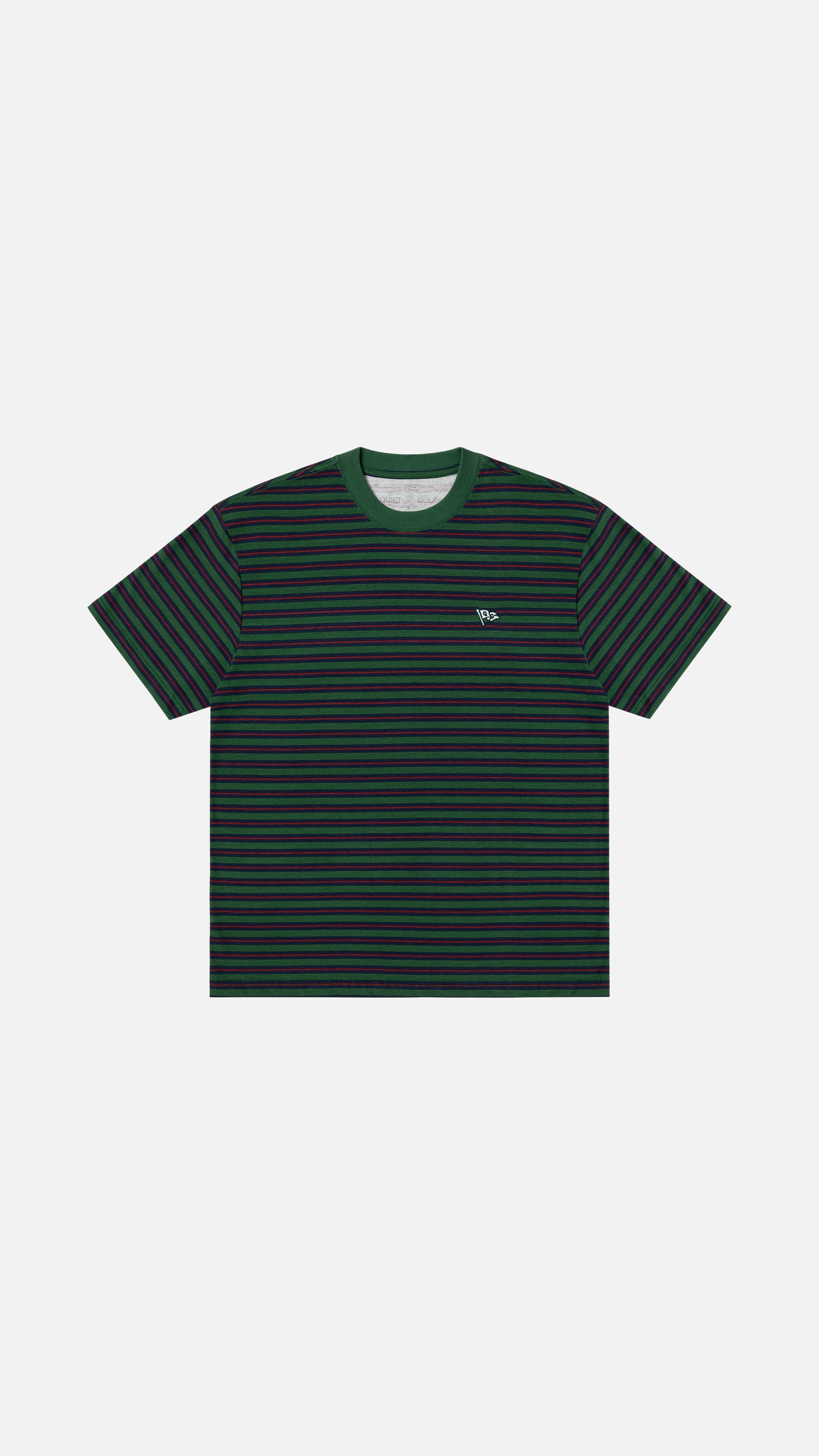 Squints Striped T-Shirt Forest