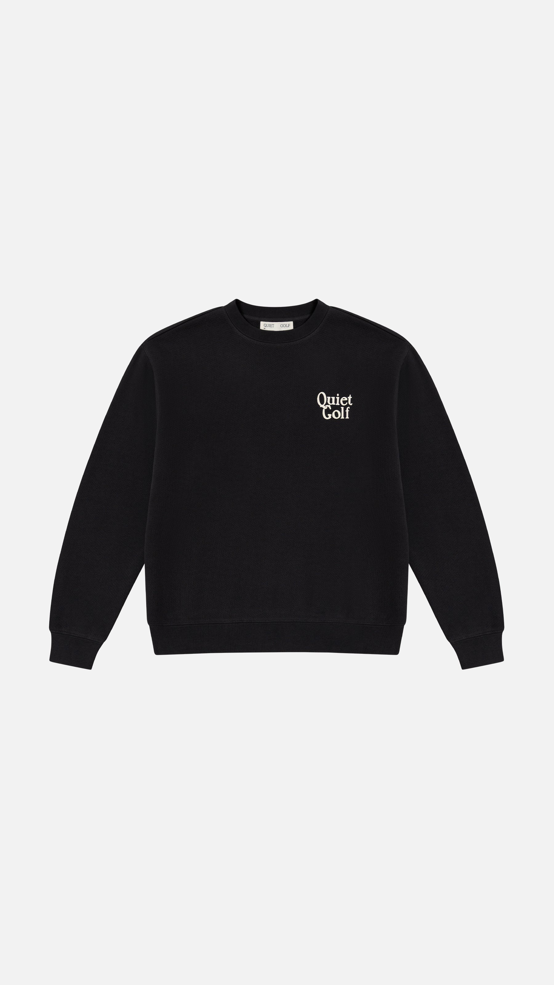 Stacked Crewneck Black