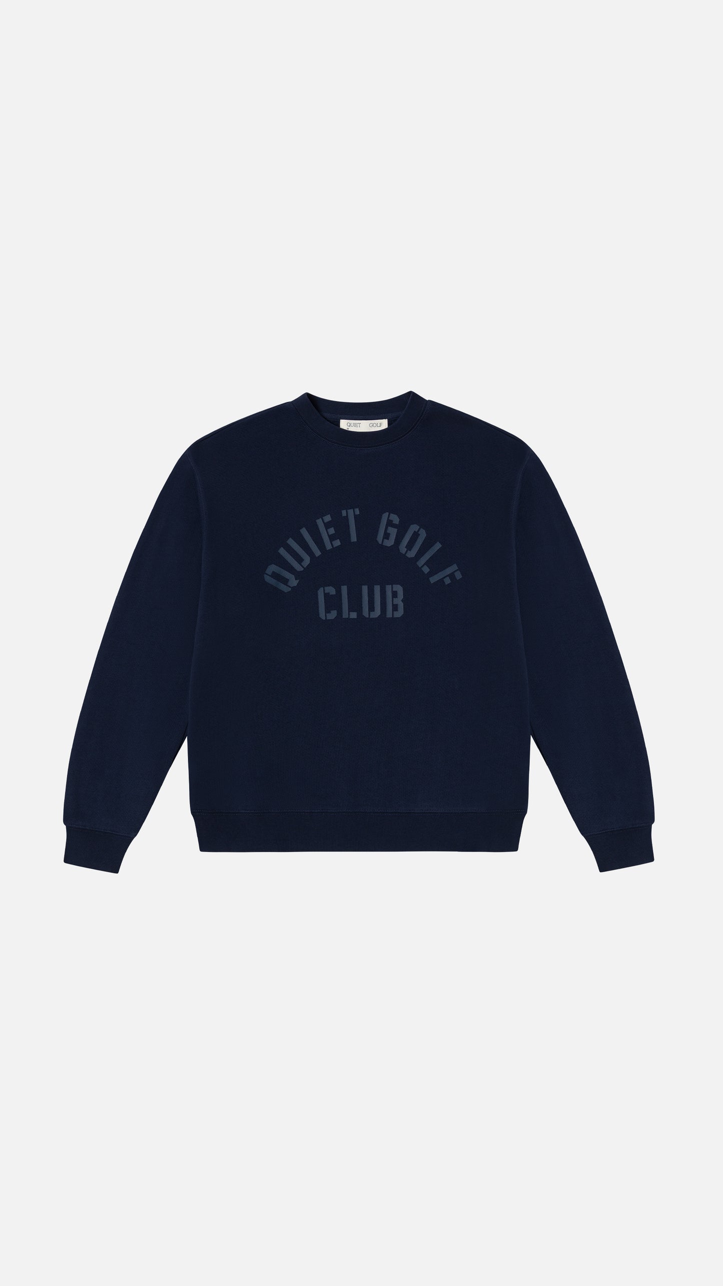Stencil Crewneck Navy